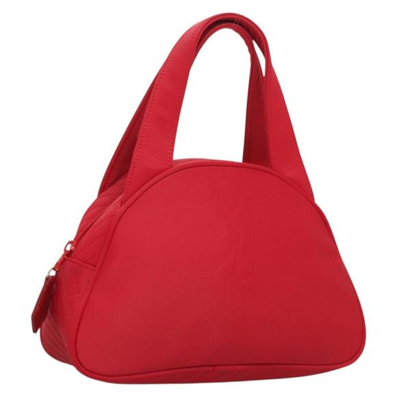 SAINT LAURENT Hand Bag Nylon Red Auth yk18999 - Picture 1 of 16